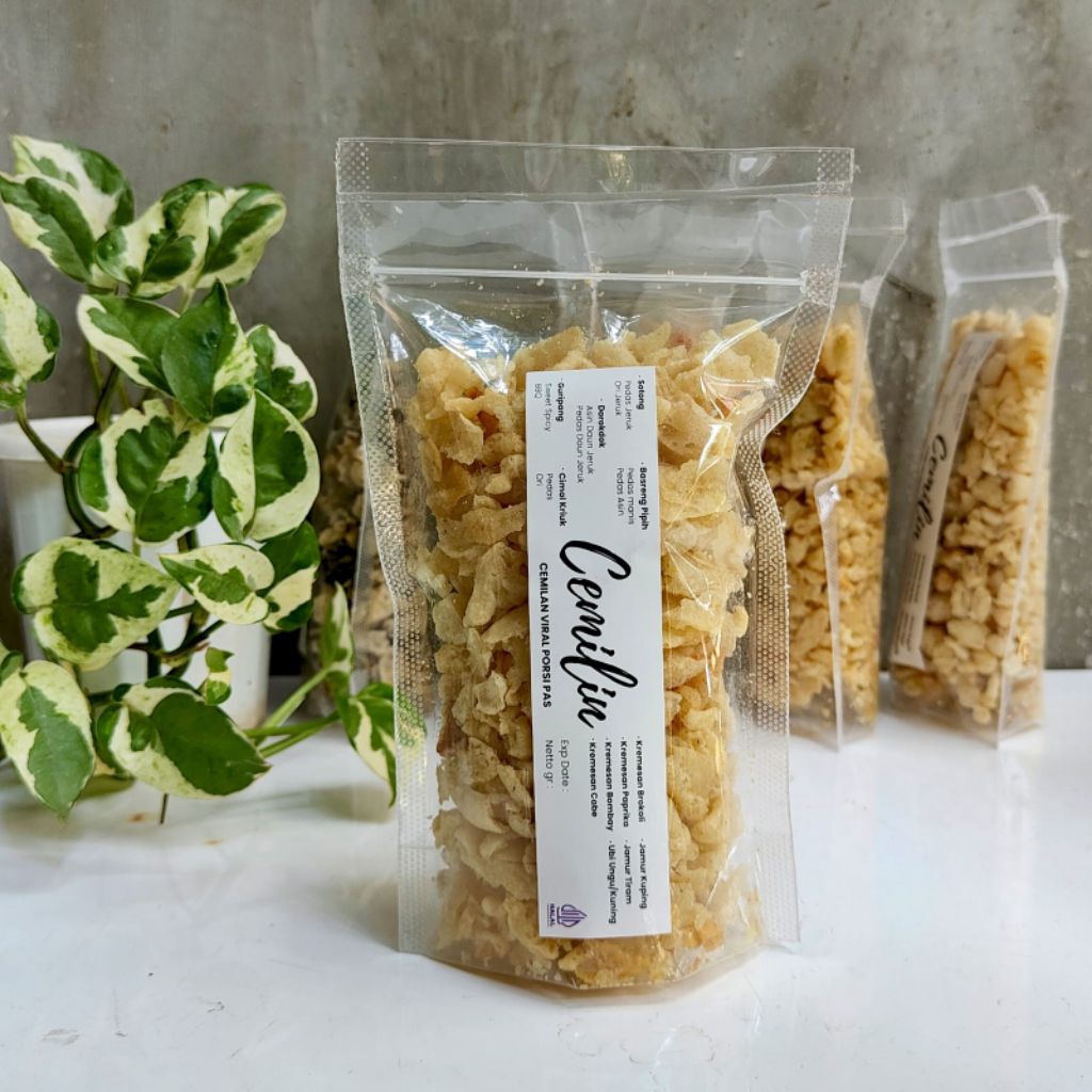 

Kremesan Keripik Bawang Bombay 80 gr Keripik Sayur Premium Gurih Renyah