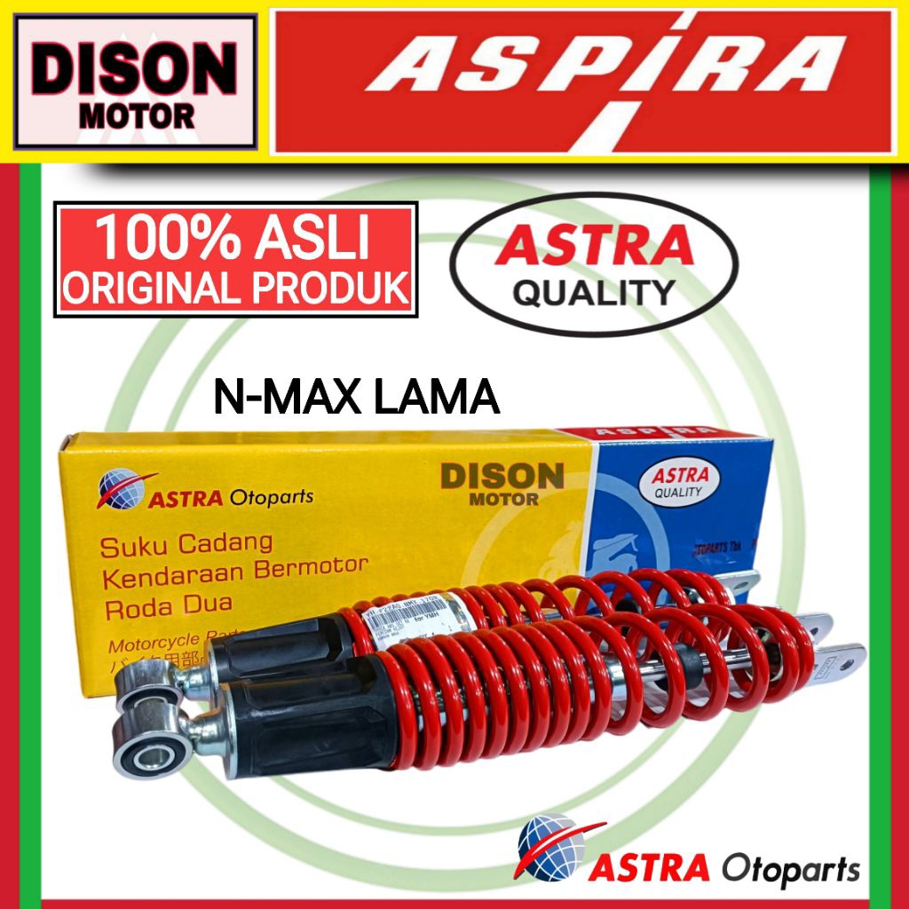 Shockbreaker Aspira Nmax lama original shock belakang nmax old Astra Otoparts