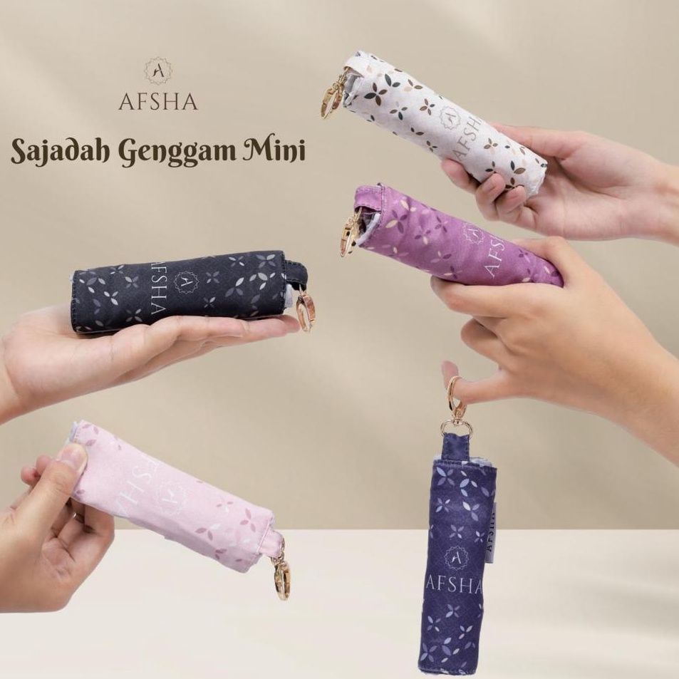 Afsha  Sajadah Travel Genggam