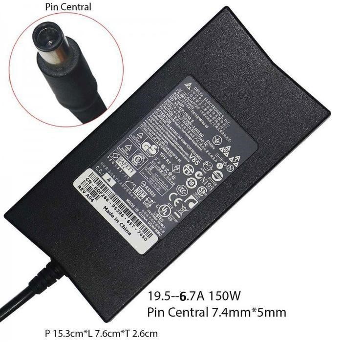 Adaptor Dell 130w 19.5V 6.7A Charger Precision XPS Inspiron Latitude Alienware 7.4*5.0 mm ORI-Second
