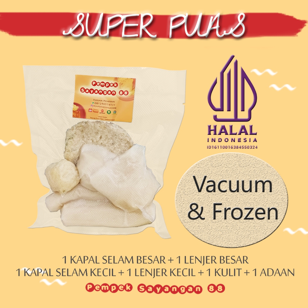 

Pempek Sayangan 88 - Vacuum Paket Super Puas