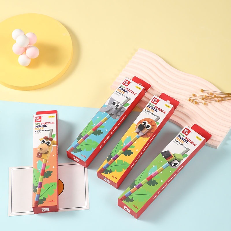 

Smartytoys - Pencil Brick Block Lego Alat Tulis Stationery Pensil Puzzle DIY Susun Merakit Balok