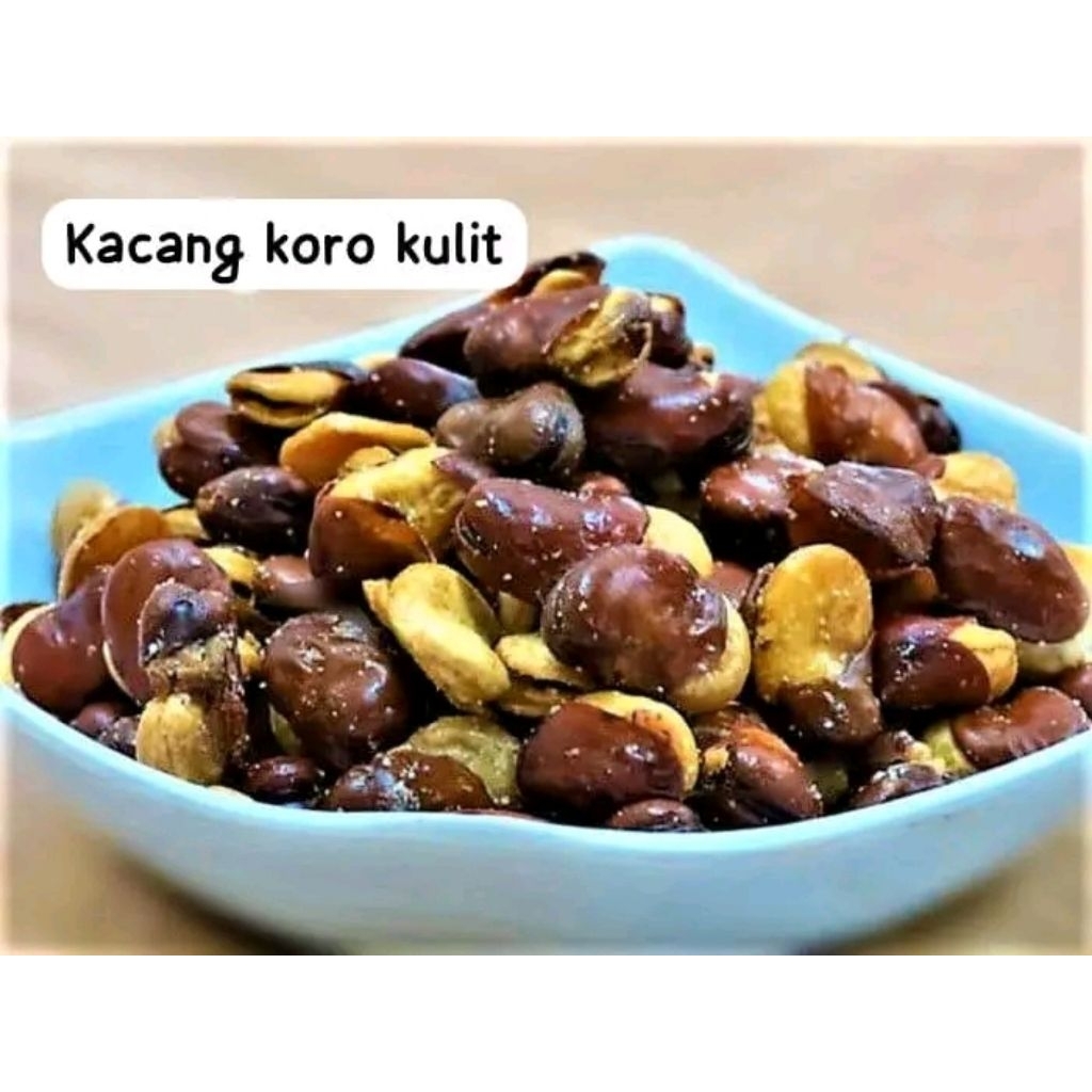 

KACANG KORO KULIT 200GR /KACANG KORO GURIH ASIN / SNACK CEMILAN
