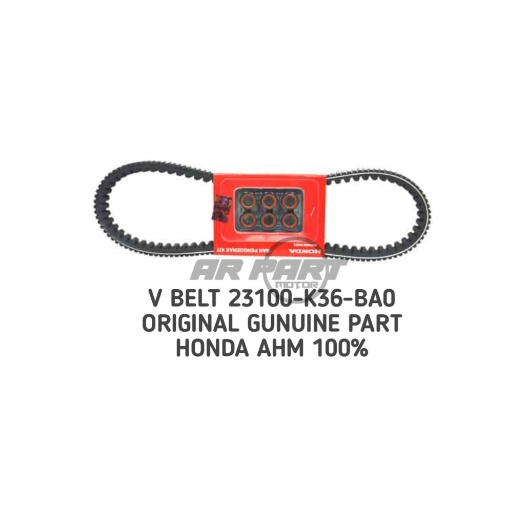 23100K36BA0 - V BELT / ban penggerak set vario 150 v-belt vario k36 original AHM 100%