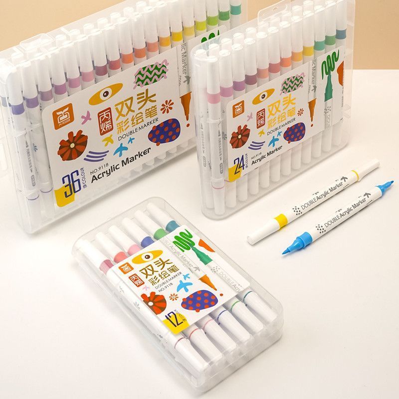 

smartytoys - Pen Akrilik Marker Warna Cepat Kering Tahan Air | Spidol Acrylic Painter | Edukasi Anak