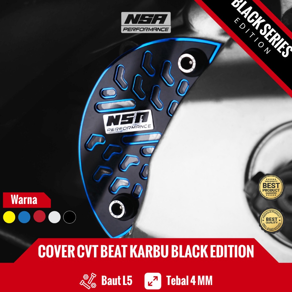 Trendy NSA COVER CVT Beat Karbu Beat FI Scoopy Karbu Aksesoris Beat Scoopy Aksesoris Motor NSA PERFO