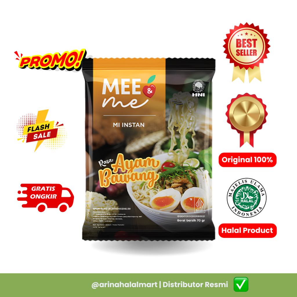 

Mie Instan Sehat dan Lezat Rasa Ayam Bawang Berkualitas Isi 10pcs Resmi