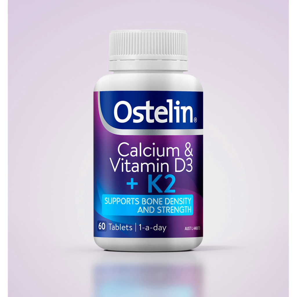 Ostelin Calcium & Vitamin D3 K2 60 Capsules