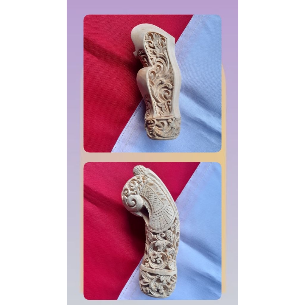 Kayu kemuning | Deder keris antik | handle keris | hulu keris