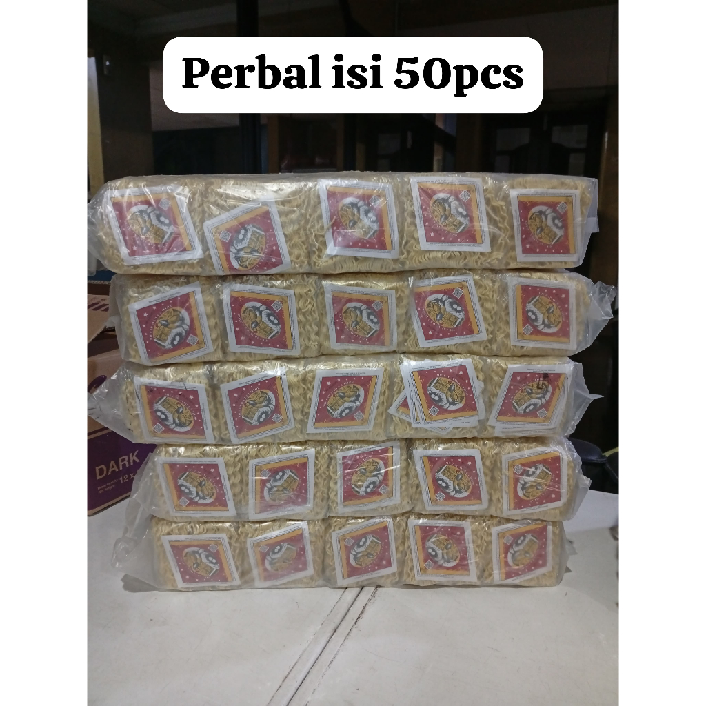 

Mie Kering Cap 2 Telor 38 Gram - 1 Bal Isi 50 Pcs Harga Termurah