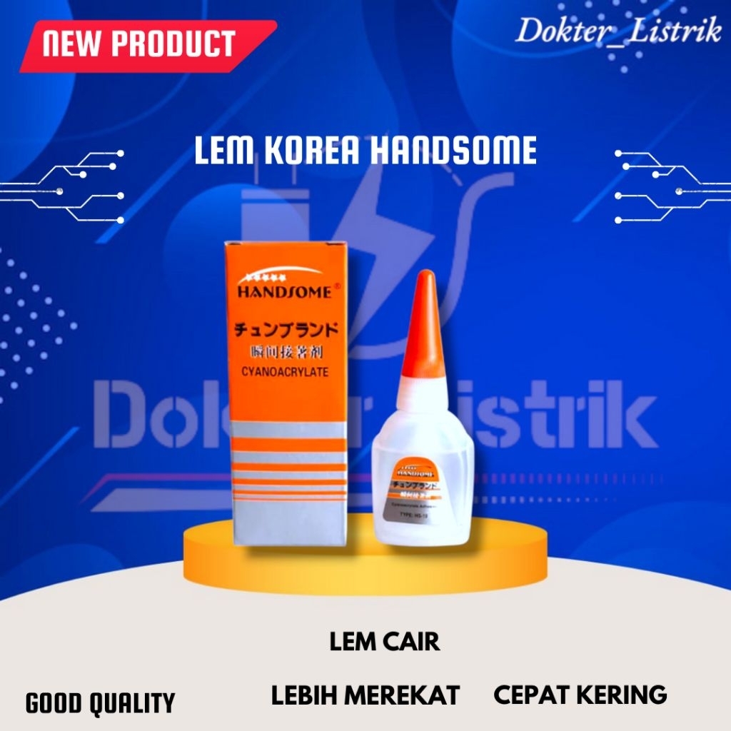 Lem Korea Super  HANDSOME Lem Korea Tetes Lem Korea Original