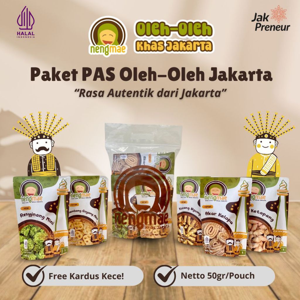 

[TERMURAH] Paket PAS Oleh Oleh Jakarta LENGKAP Neng Mae