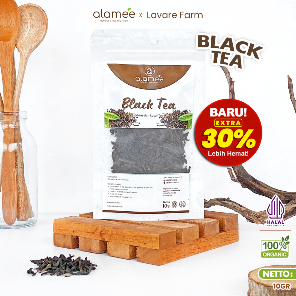 

Black Tea Teh Organic Bunga Kering Hitam Dried Alami Organik Herbal 10gr BUMA
