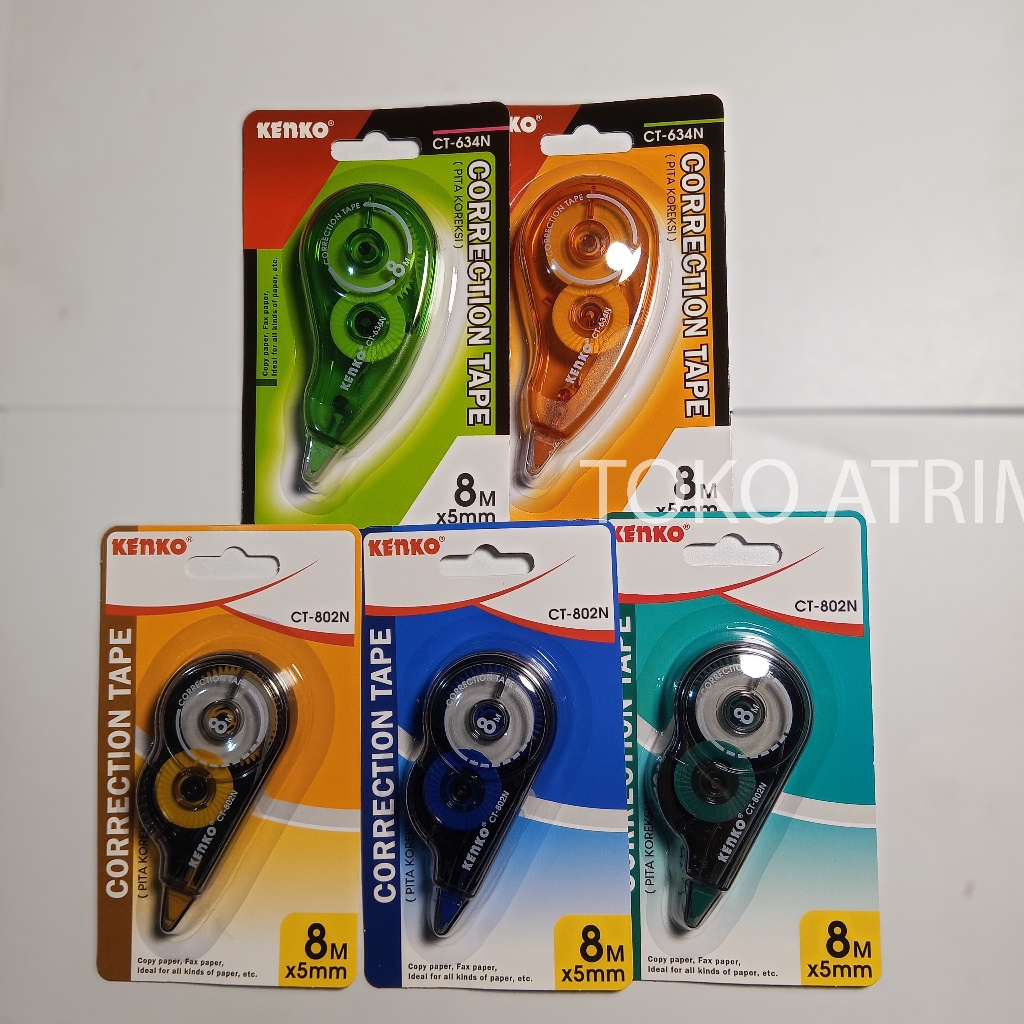 

KENKO Correction Tape TipEx Kertas TipEx Pita 8M / 1 PCS ASLI