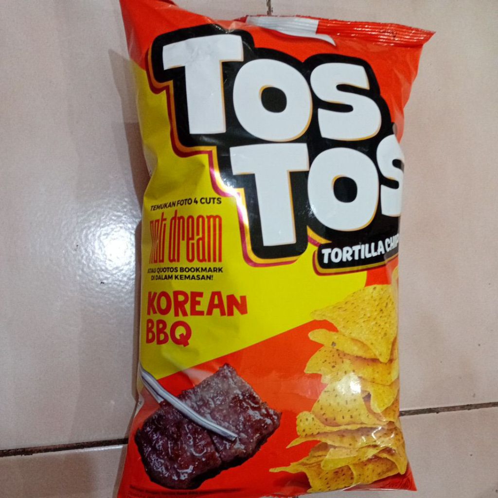 

Tos Tos Tortilla Chips Korean BBQ 140gr 1 Pcs