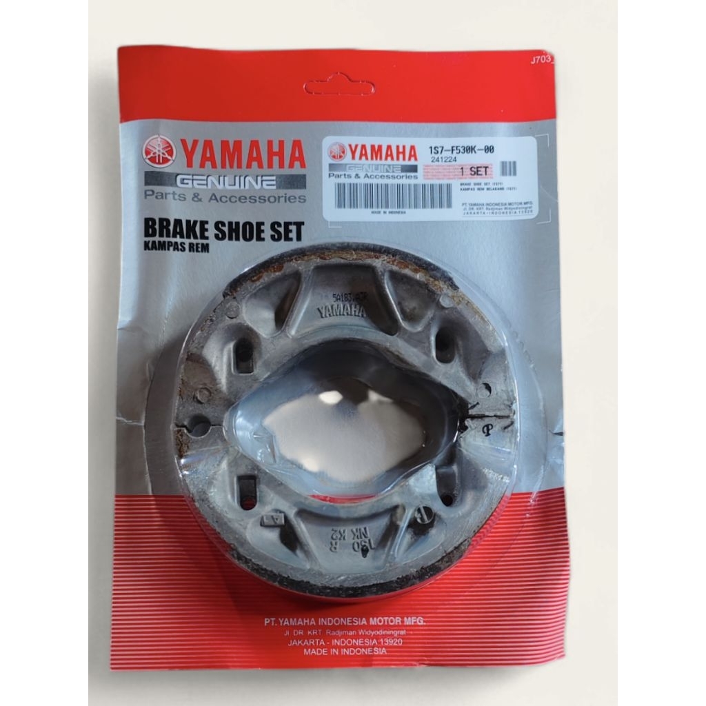 1S7 Kampas rem belakang/Tromol Mio, Soul Gt, Mio J, Mio M3, Fino, Mx, Vixion Ori 100% YGP