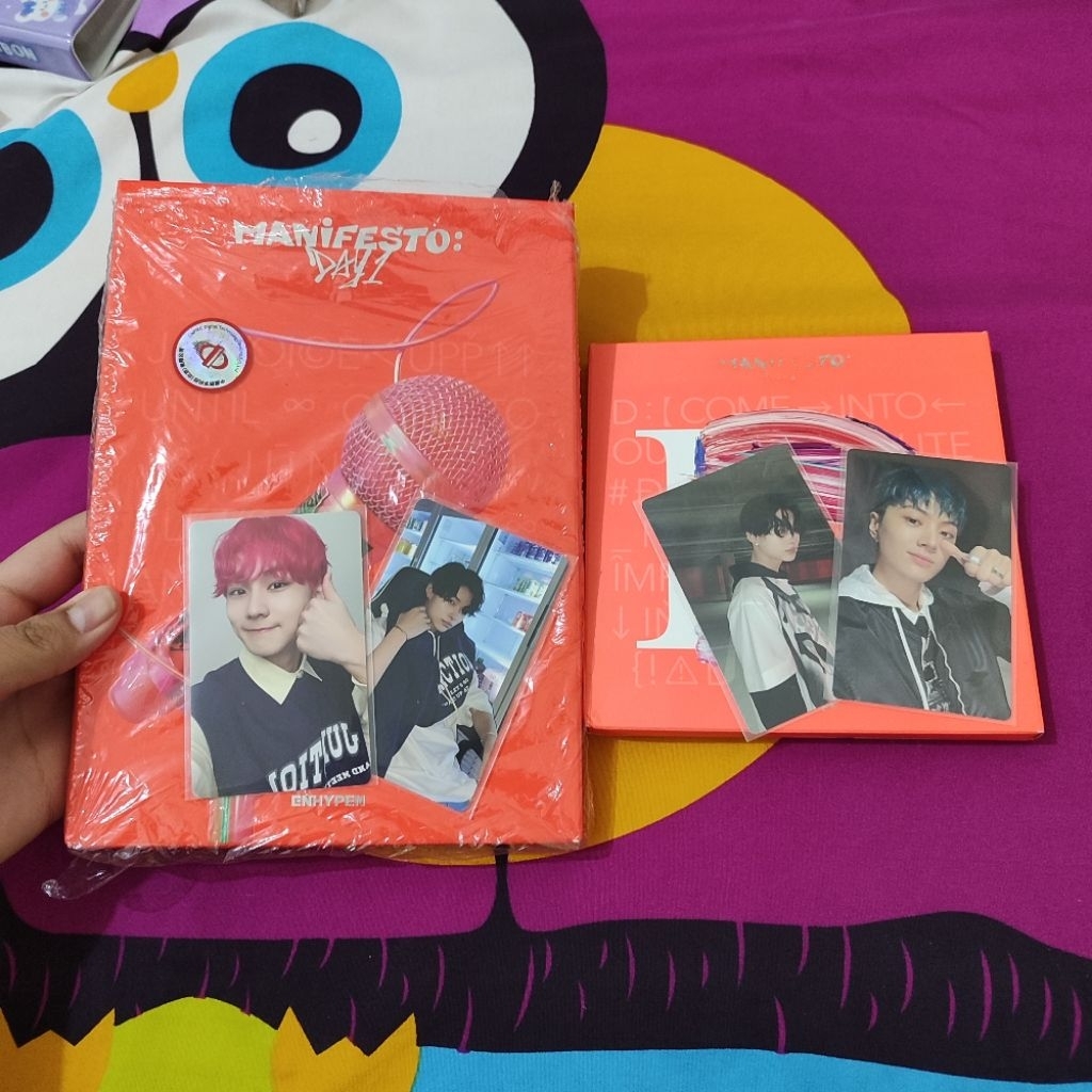 Unsealed Fullset Album Enhypen Manifesto : Day1 era (Engene & Enhypen ver)