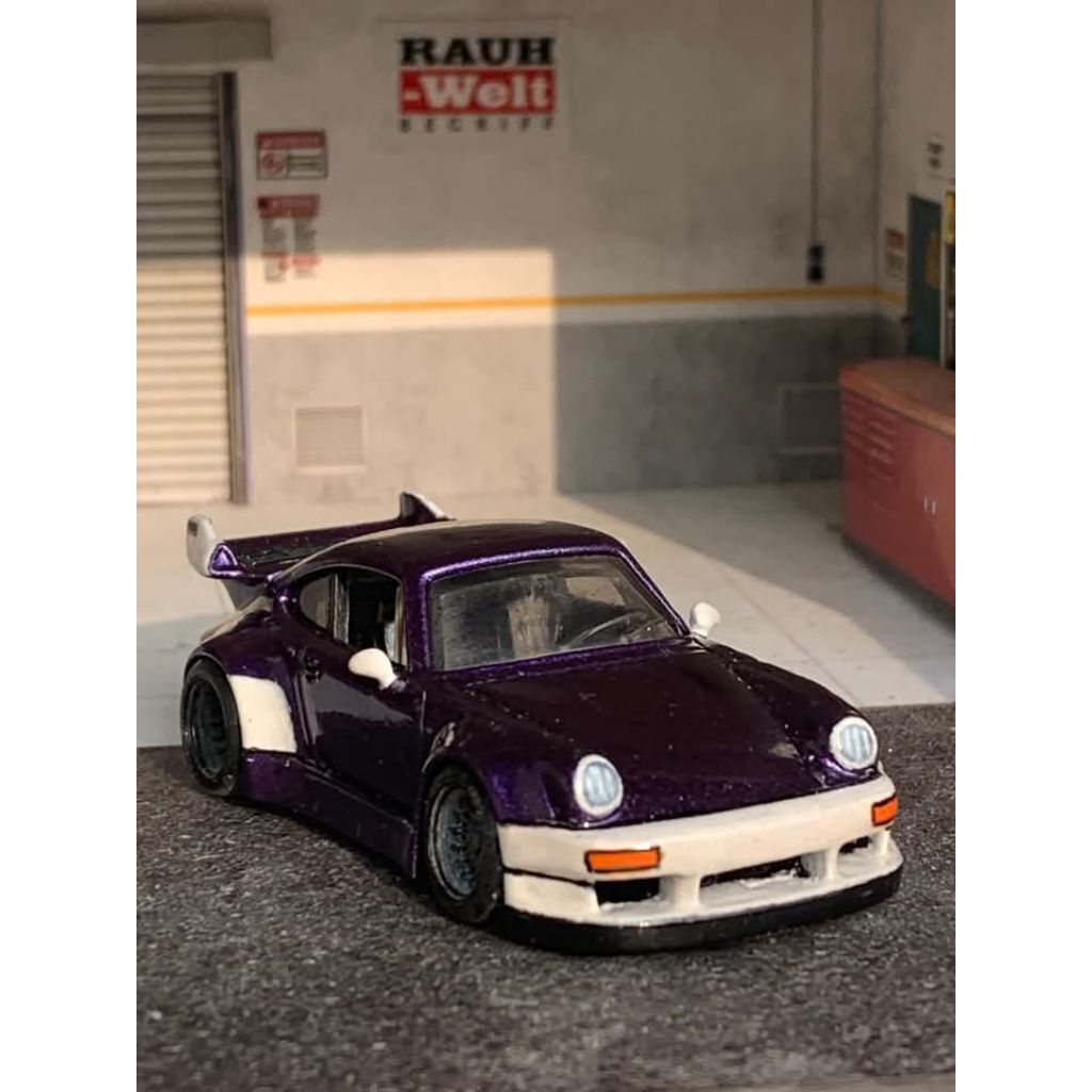 hotwheels porsche 911 carrera rs2.7 custom porsche rwb 930