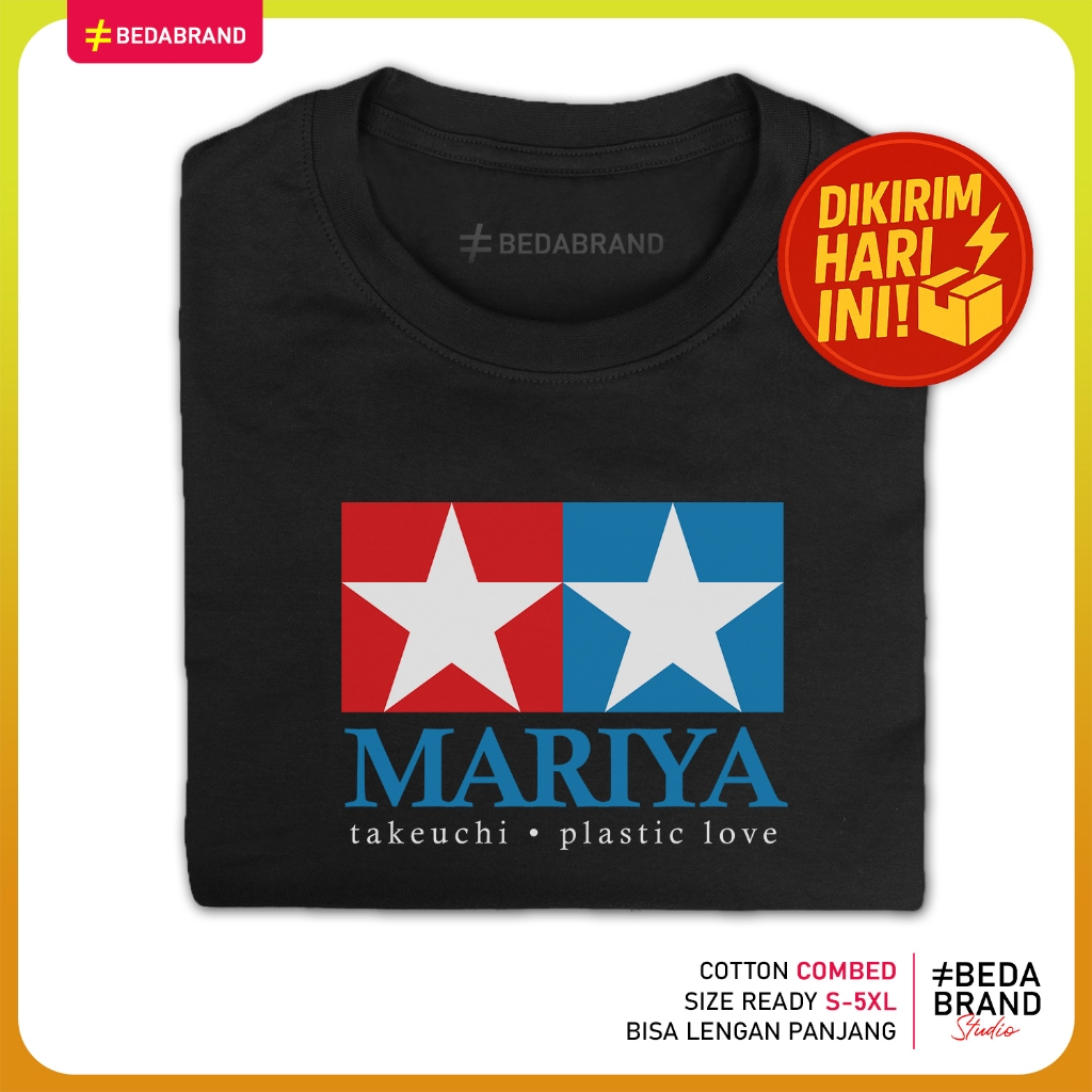 Kaos Parodi Plesetan Lucu Bedabrand - Mariya Takeuchi