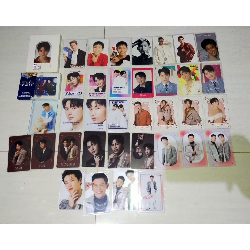 PC PHOTOCARD FANTOPIA JAPAN SINGTO PRACHAYA KRIST PERAWAT SINGKIT PERAYA GMMTV DECK A B SUNDAY SATUR
