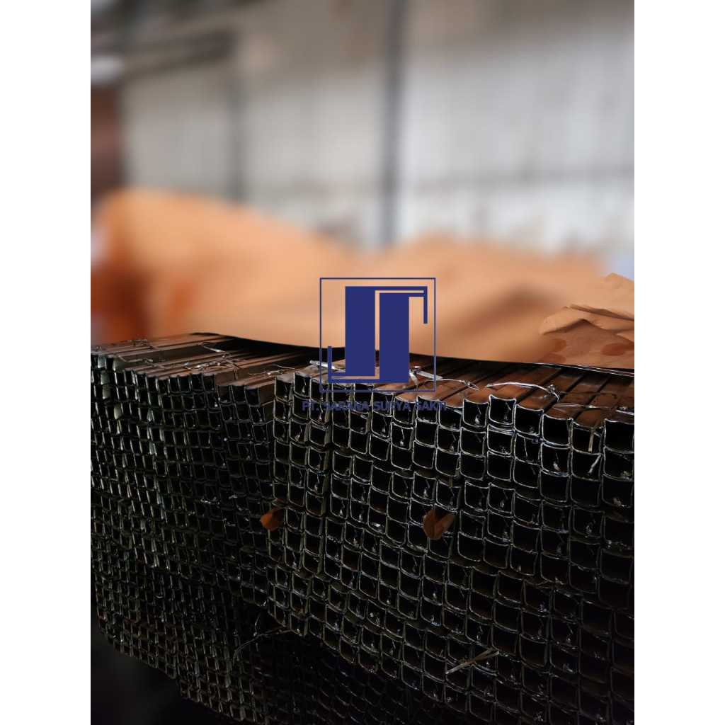 Pipa Staalbuis pipa besi kotak hollow besi 40*40 panjang 6 meter