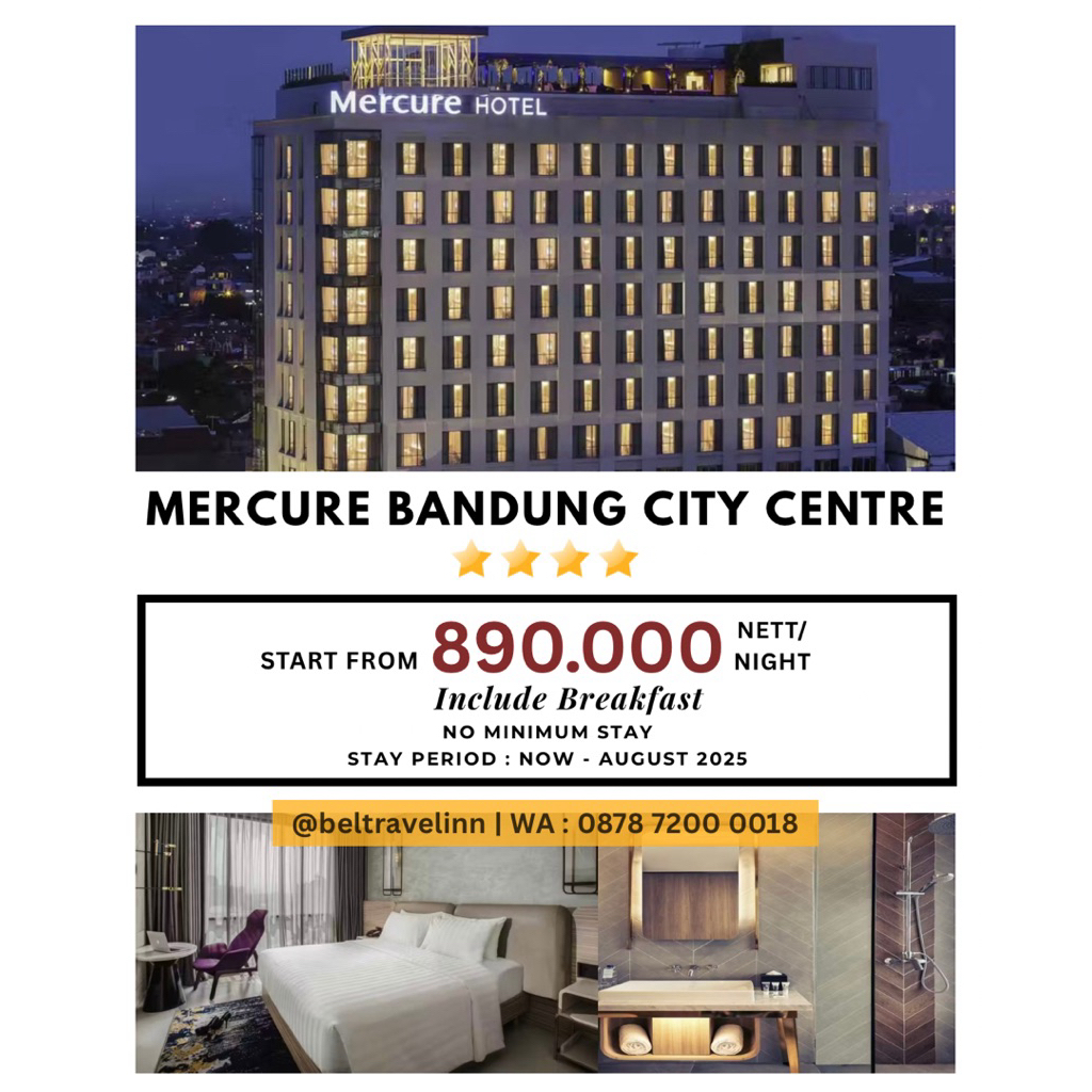 Voucher Hotel Mercure Bandung City Centre