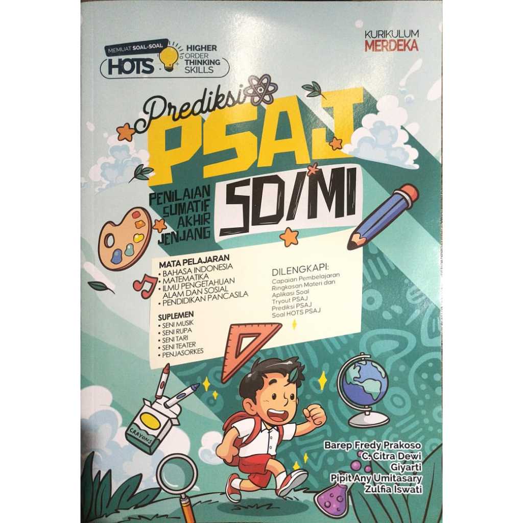 buku Prediksi PSAJ Ujian Akhir Sumatif Kelas 6 Sd - ORI