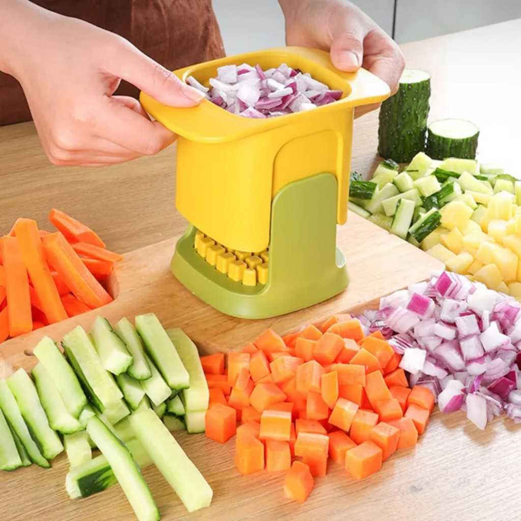 Alat Pengiris Bawang Dadu Alat Pemotong Kentang Wortel Dadu Perlengkapan Dapur