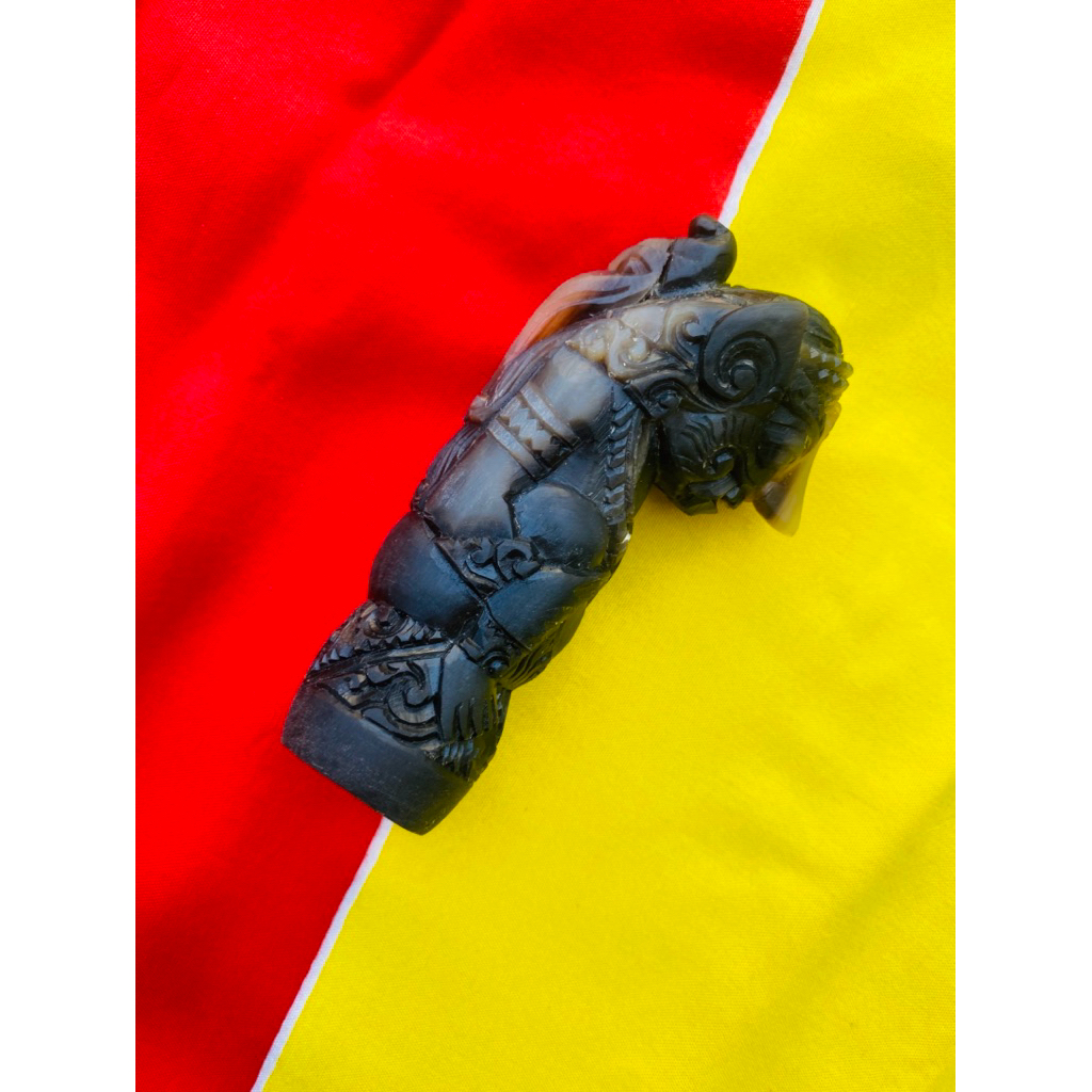 HANDLE KERIS BUTO BAJANG Cukitan tangan | TANDUK semi bule | deder keris | gagang keris pusaka