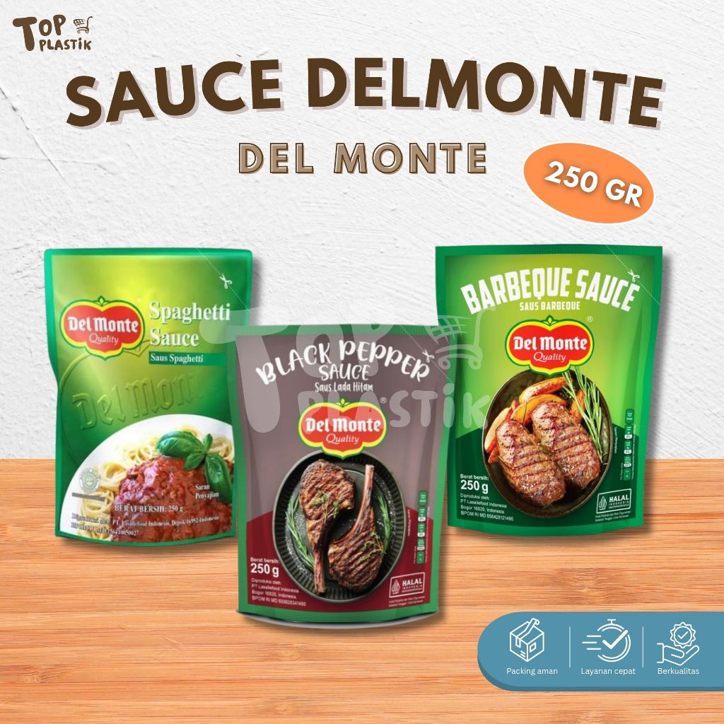 

Saos spaghetti / BBQ / Black pepper Delmonte