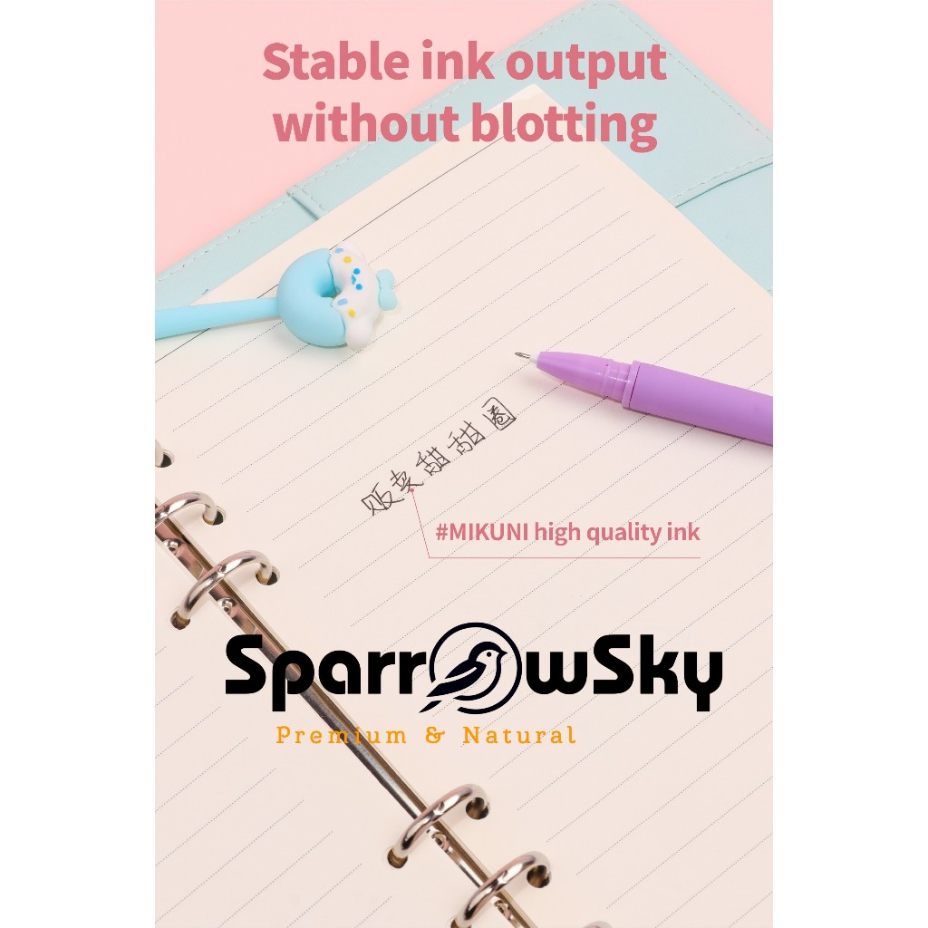 

SPARROW Pen Silikon / Silicone Pen / Pen Karakter Lucu Cantik DONUT (6854)