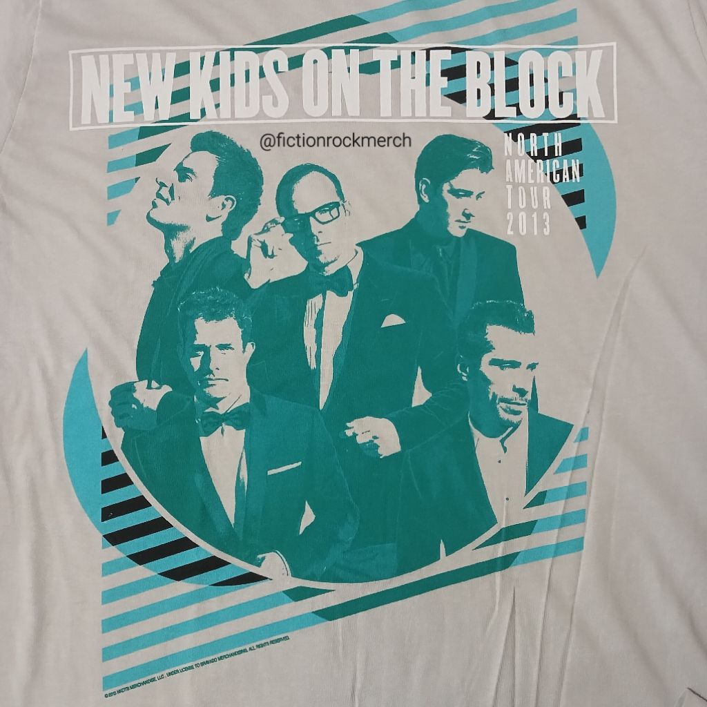 Kaos Musik New Kids On The Block import original Size LARGE - Lines