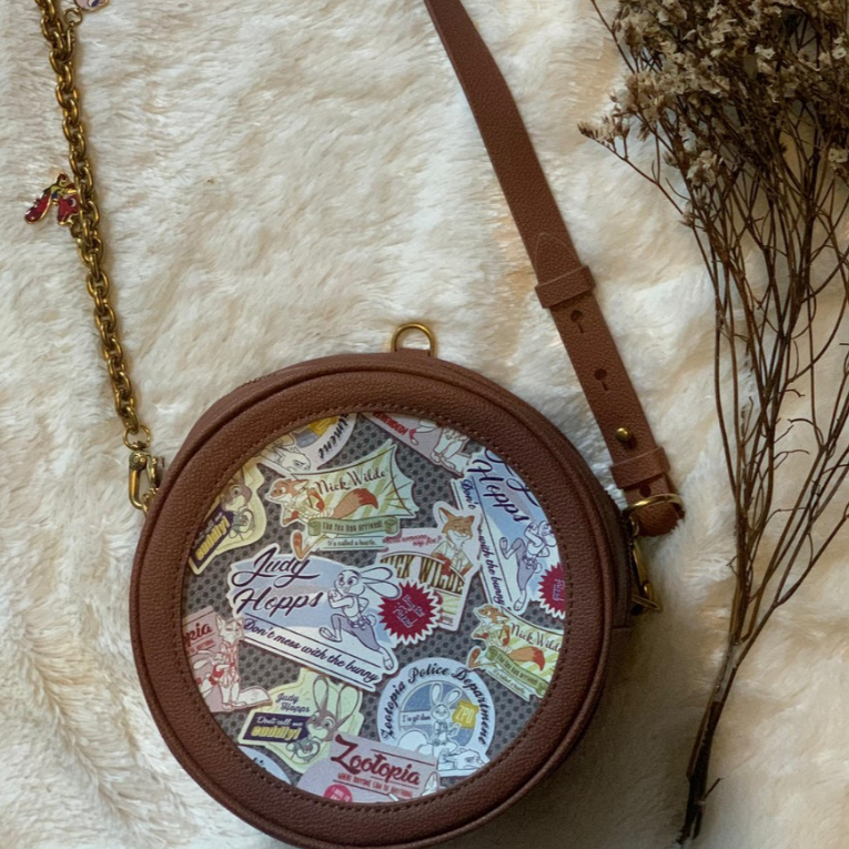 PRELOVED TAS CK ORIGINAL - Tas Charles & Keith - Tas Selempang Bulat