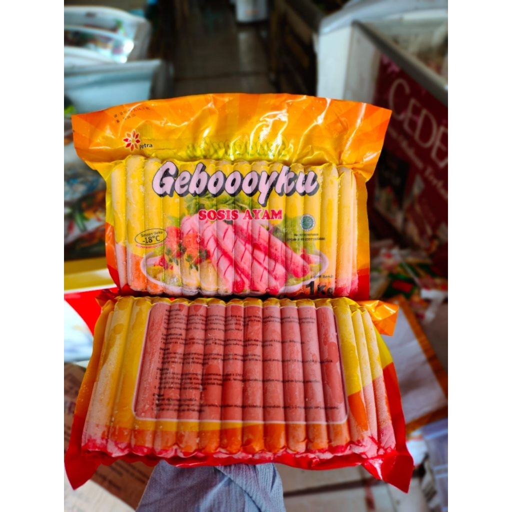 

Geboy sosis pendek merah 1kg
