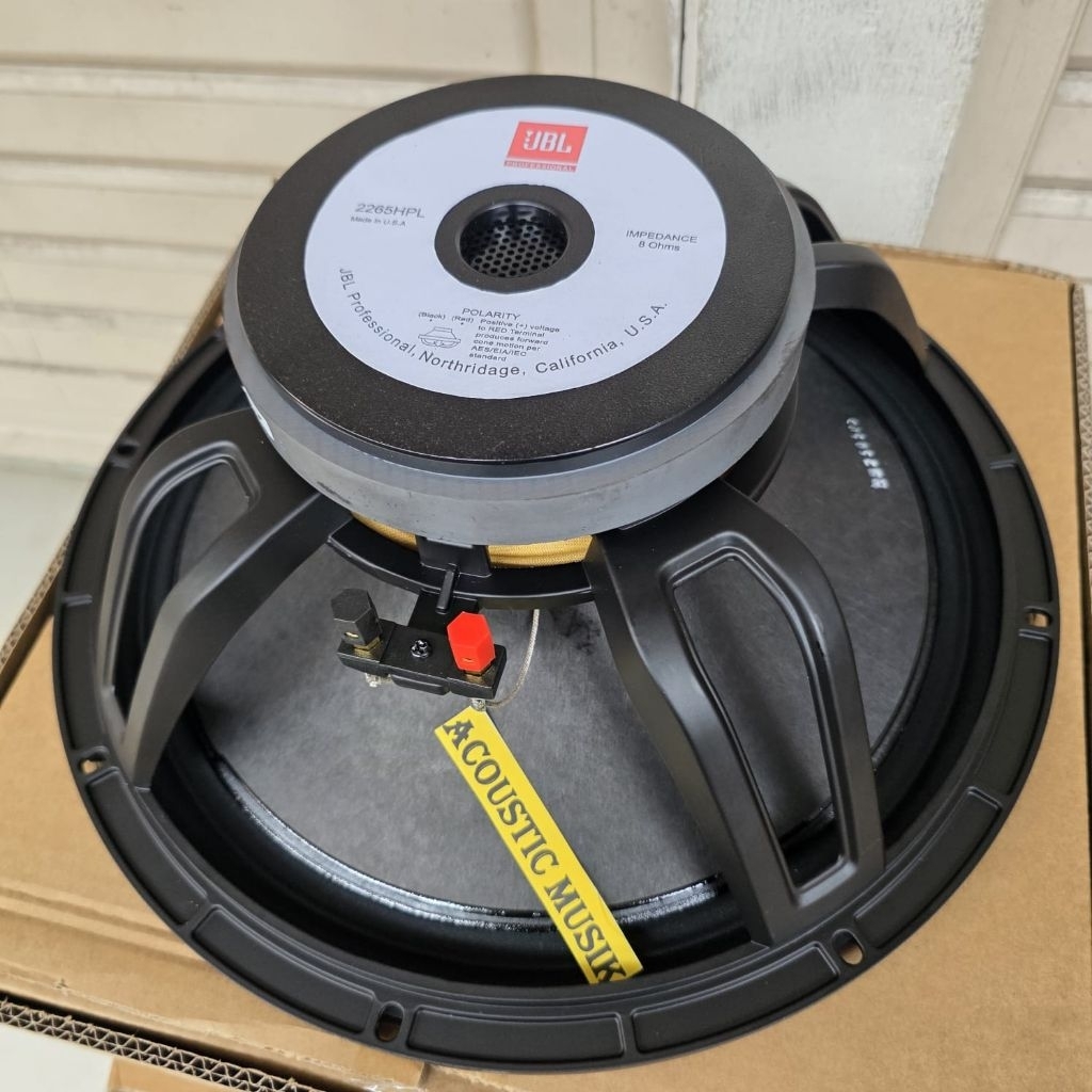 SPEAKER COMPONENT JBL 15/2265HPL VC 3 INCH FULL RANGE JBL 15 2265HPL