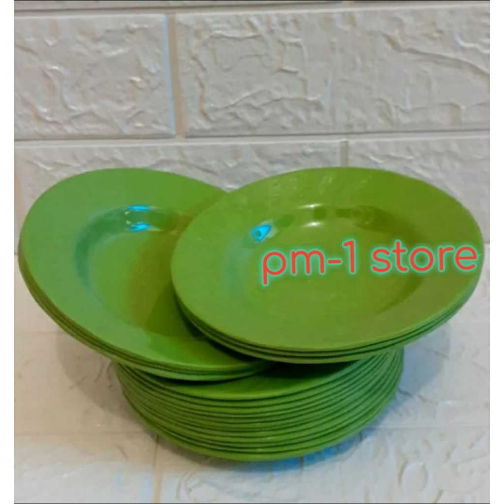 3pcs TATAKAN GELAS MELAMIN / Tatakan gelas melamin 14cm Piring tatakan gelas asli melamin