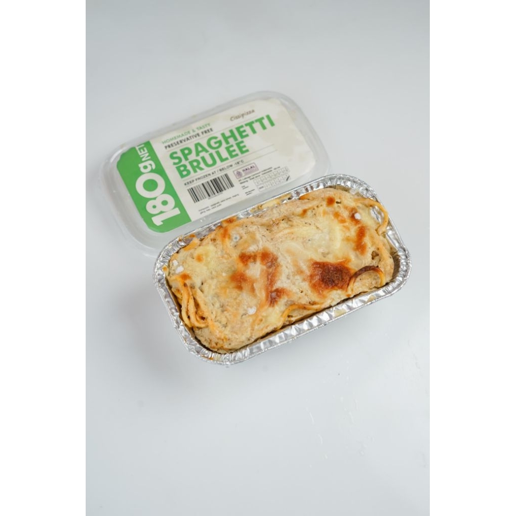 

Pasta Mini - Spaghetti Brulee Creamy Lezat Halal