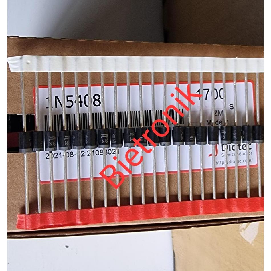 Dioda 1N5408 3A Original Diotec Semiconductor