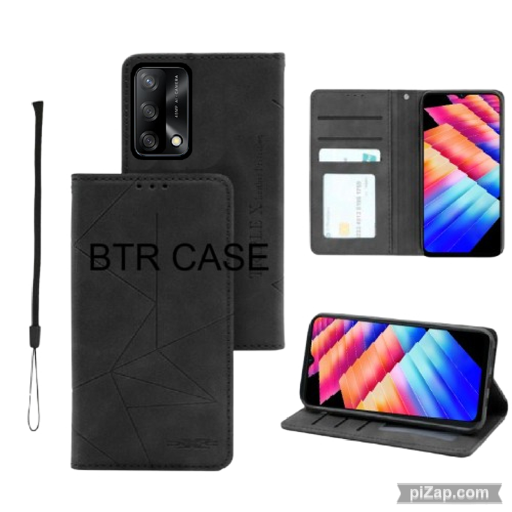 CASE HP OPPO A95 CASING DOMPET KULIT MOTIF FLIP COVER LEATHER SARUNG HP