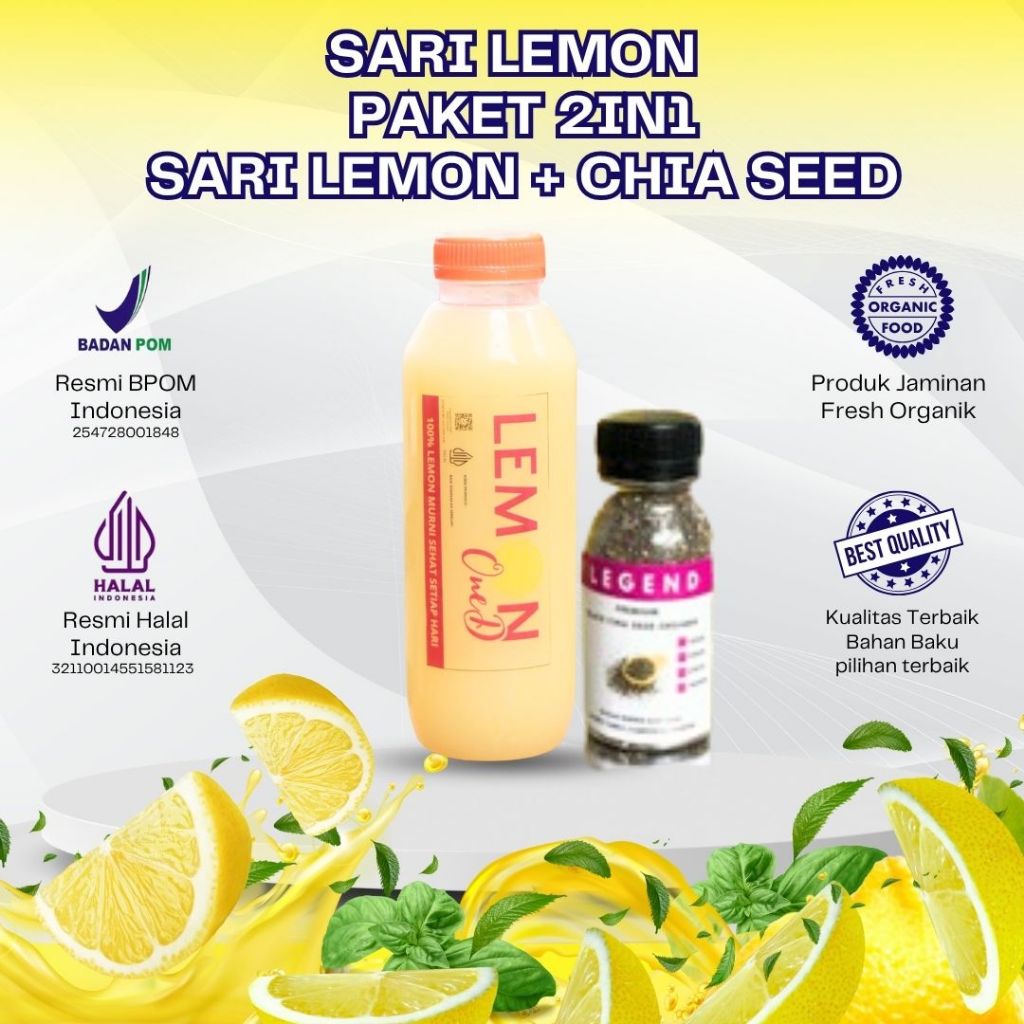 

PAKET DIET HEMAT 2IN1 - Sari Buah Lemon Legend Minuman Sehat Untuk Diet Dan Detoks