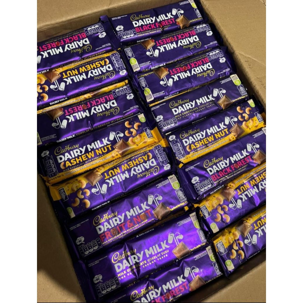 

coklat Cadbury 62gr exp akhir juni