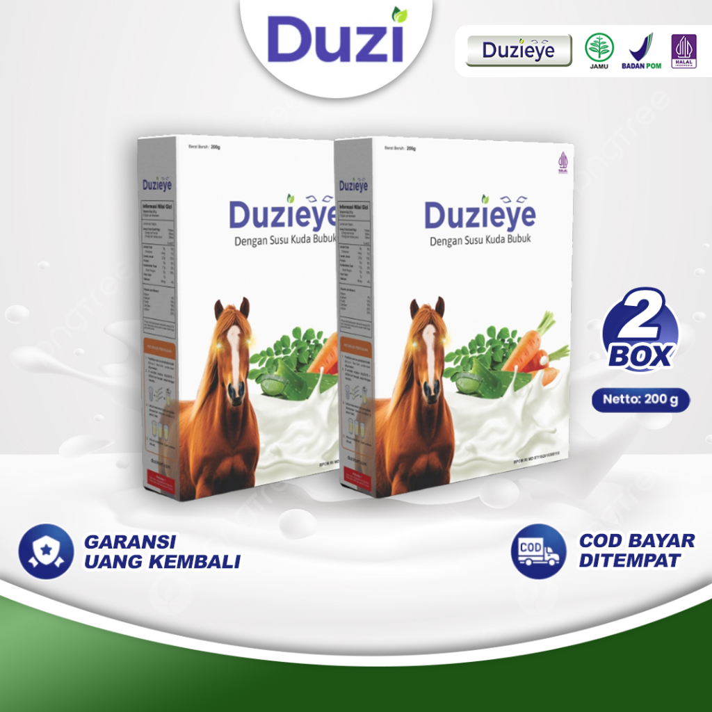 

Duzieye Susu Kuda Lombok Untuk Mata 200 Gram 2 Box