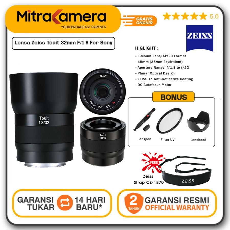 Zeiss Touit 32mm F/1.8 Lens