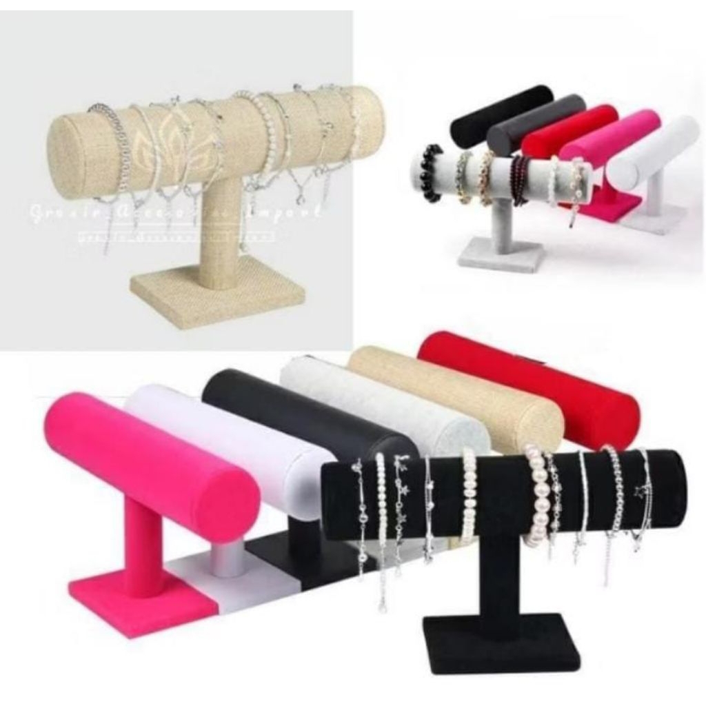 Display Pajangan Gelang perhiasaan emas perak