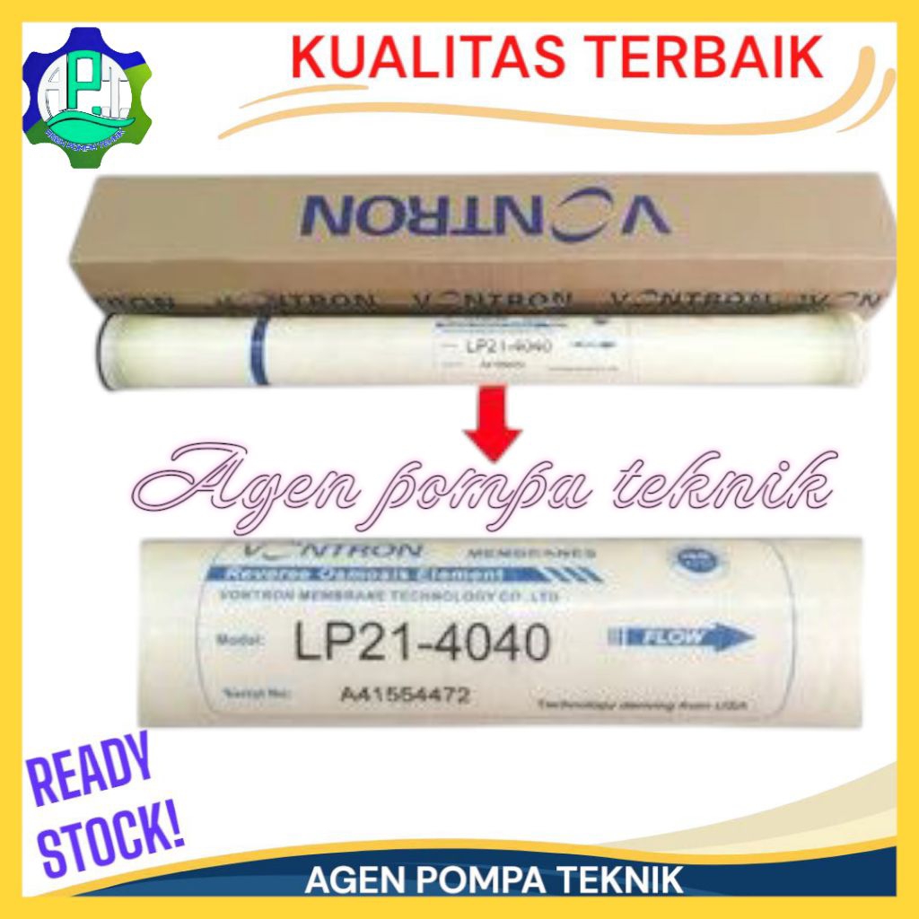 Membran Ro 2400 Gpd Membran Ro 4040 Membran Ro 2000 Gpd Vontron LP-21