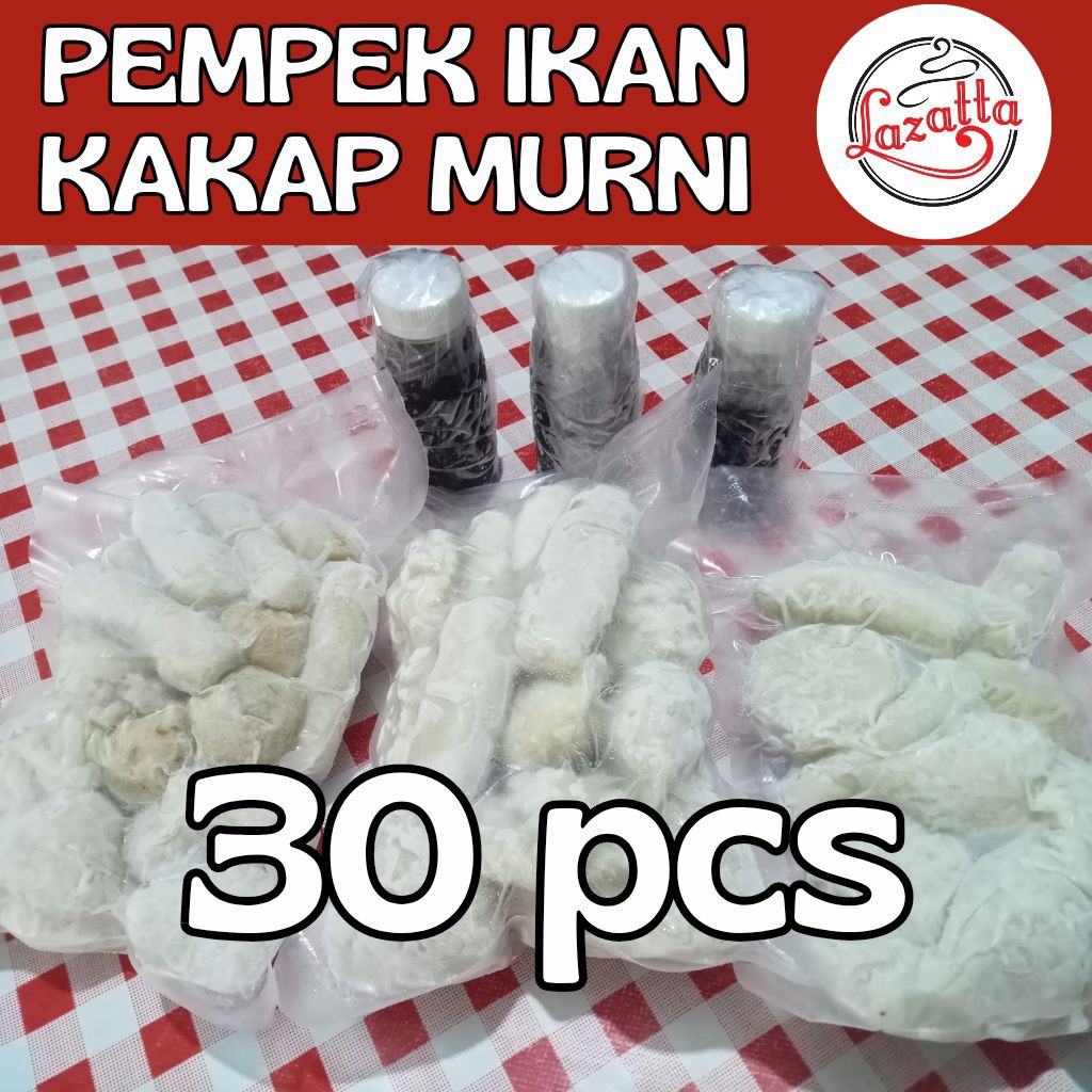 

PEMPEK LAZATTA-PEMPEK 30PCS (KAKAP MURNI)