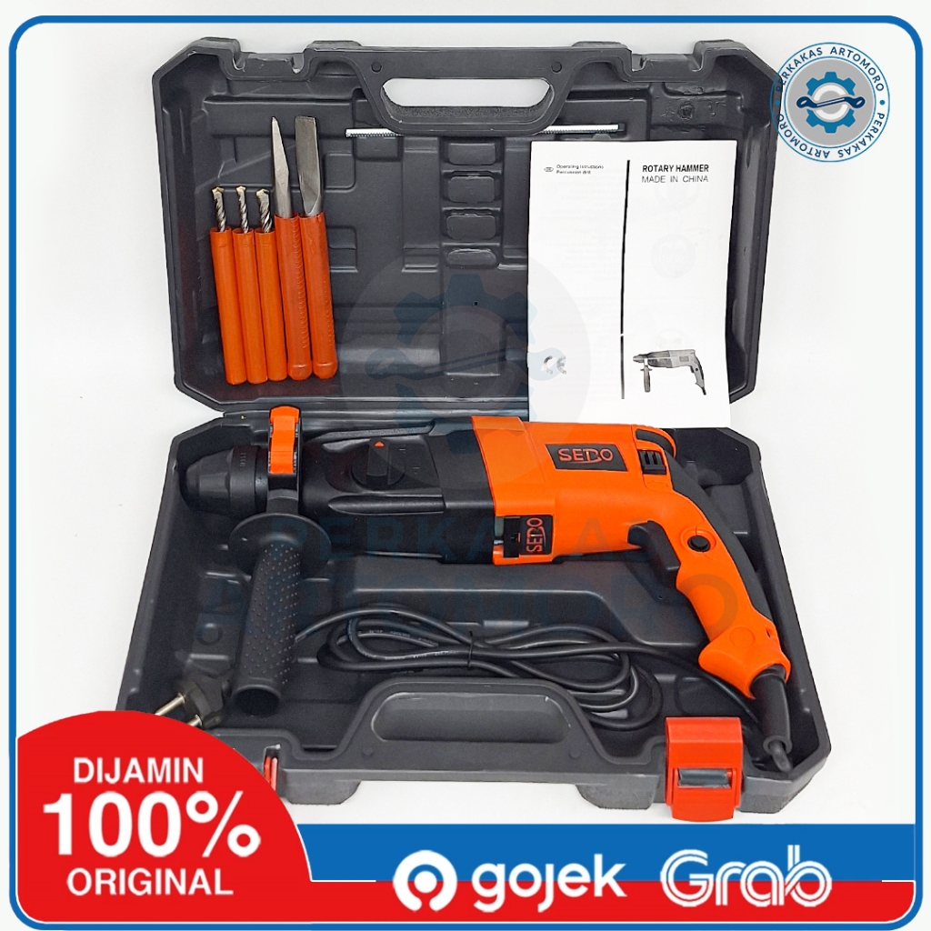 SEBO Mesin Bor Bobok Demolition Drill Impact Hammer Drill Mesin Bor 3 Fungsi Bobok Beton Dinding - D
