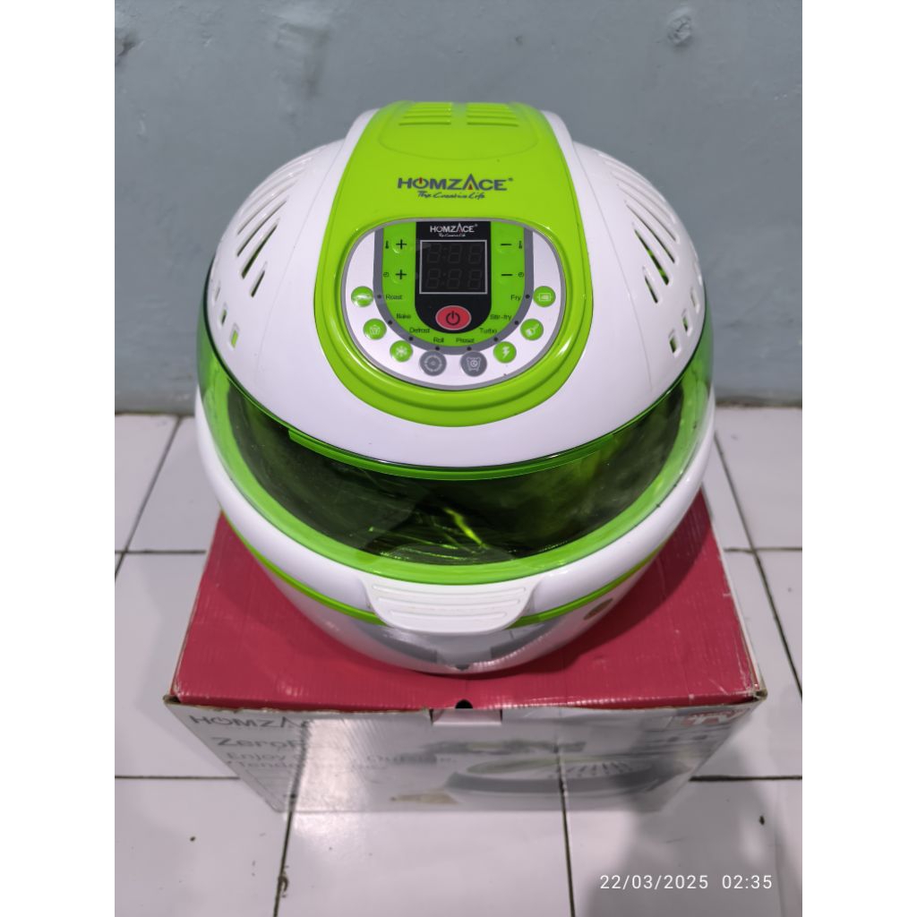 Zero Fat Air Fryer (alat masak tanpa minyak)
