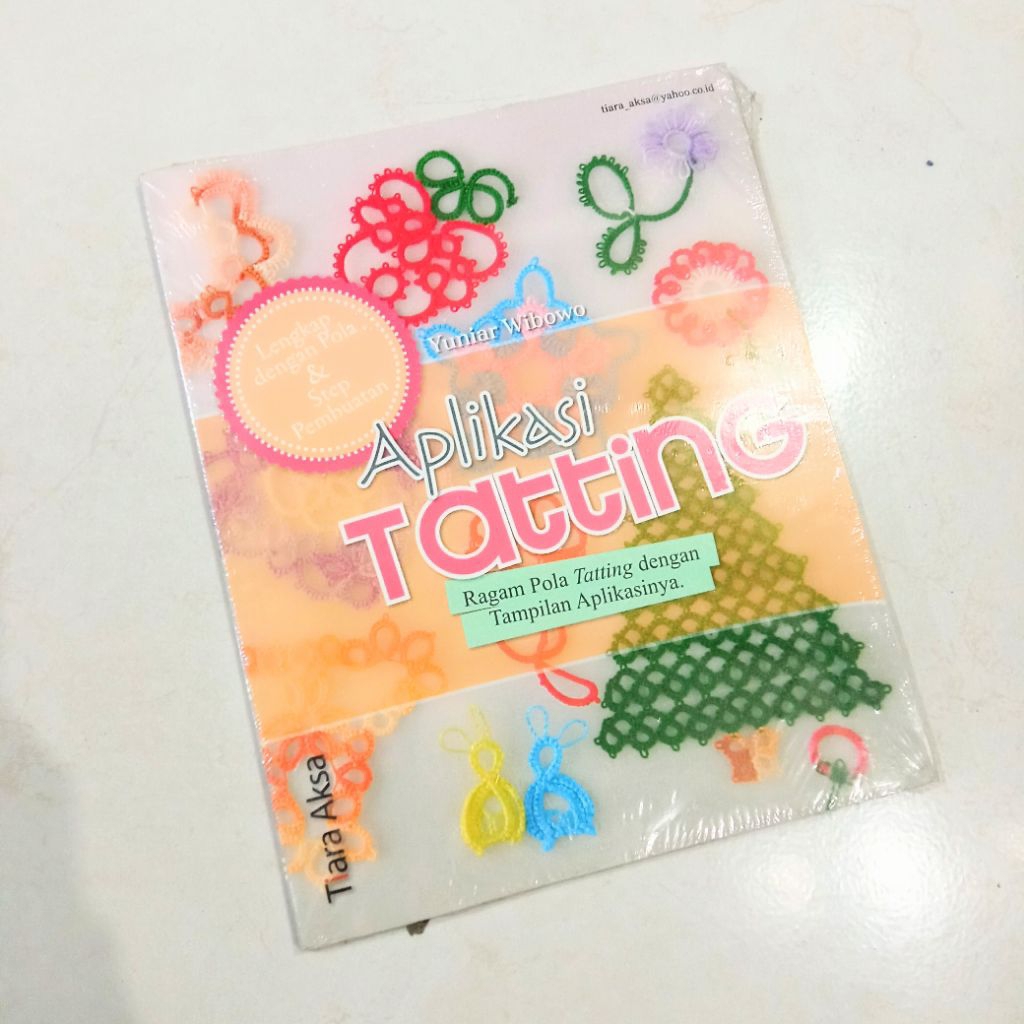 (ORIGINAL) BUKU KREASI / KETERAMPILAN / APLIKASI TATTING / RAGAM POLA TATTING