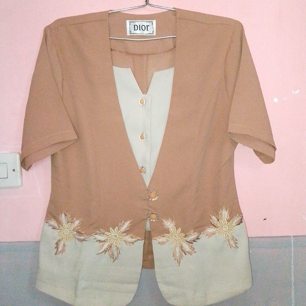 PRELOVED BAJU DIOR SET BAJU + ROK ORIGINAL VINTAGE 90s MURAH PL SECOND